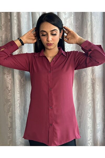 Hayati Collections 1 Piece – Single Shirt Georgette Melon Solid Colors