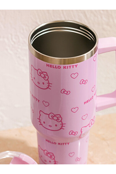 LC Waikiki RENKLİMAĞAZADAN LCW ACCESSORIES Karışık Hello Kitty Baskılı Termos Kupa 1000 Ml