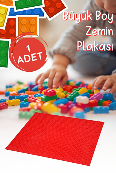 Nandy Home Büyük Boy Yapı Blokları Zemin Plakası – 25,5x25,5 cm - 1 Adet - KI...