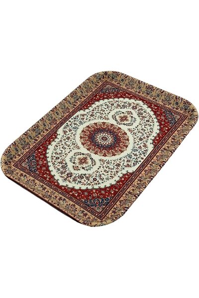 BİNDAWOOD B&D Persian Design Melamine Serving Tray 40x30 cm - Red