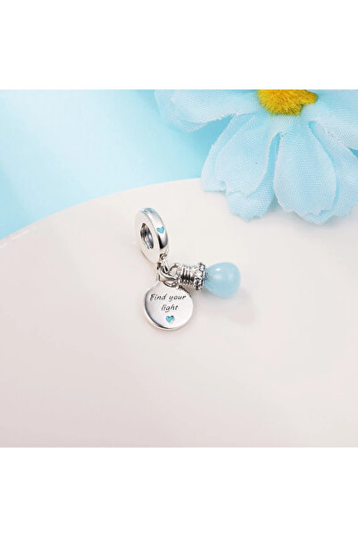 Bijuterii Nadiela Talisman Argint 925, Charm pentru bratari – Find your light