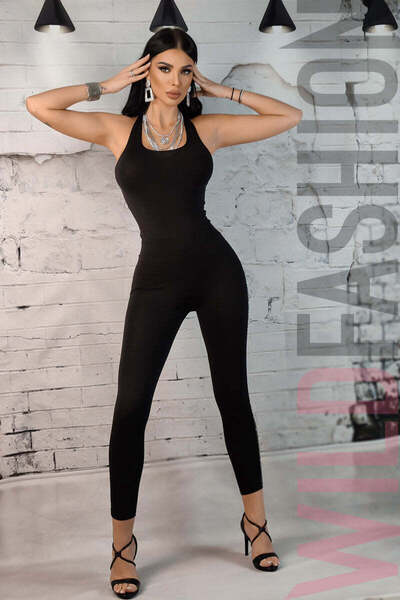 WildFashion Colanti casual cu dunga argintie pe laterale R866-1