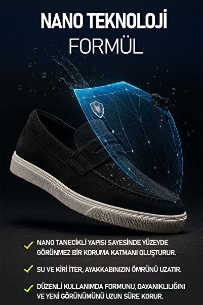 Exland Kir ve Leke Koruyucu Sprey 250 ml | Su Geçirmezlik Deri & Tekstil | Süet Nubuk Ayakkabı Spreyi