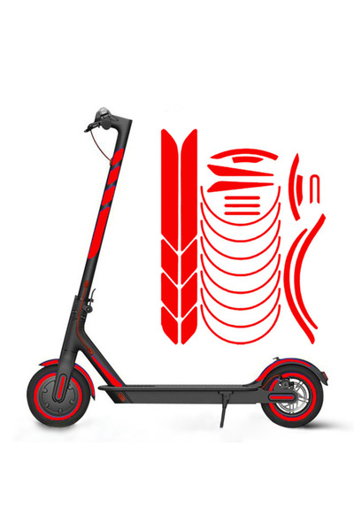 Choice ملصقات الجسم الحمراء، مجموعة واحدة من ملصقات العجلات العاكسة، شريط زين...