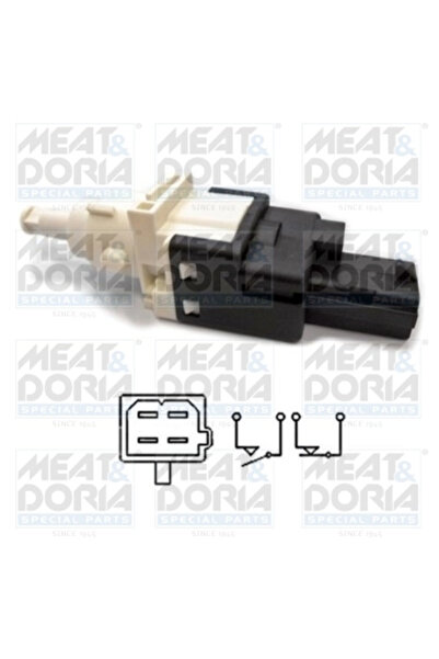 MEATDORIA Comutator Lumini Frana Abarth 500 / 595 / 695/500C / 595C / 695C Al...