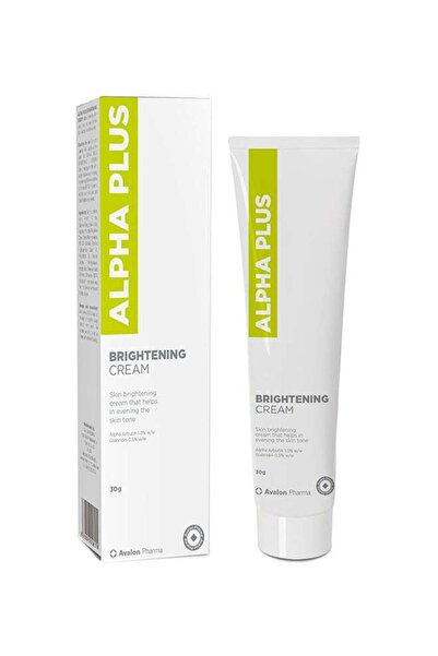 AVALON PHARMA Skin lightening, skin tone unification, and pigmentation reducing cream with natural ingredients of alpha arbutin and licorice - 30 g