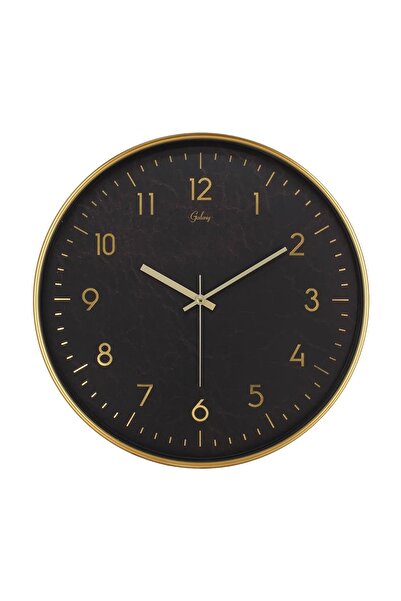 EMORES 42 Cm Gerçek Cam Sessiz Mekanizma Duvar Saati