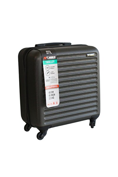 Proworld Troler de cabină, cu roți rotative la 360°, 27 litri, negru, 40x22x4...