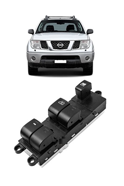 CMEPARTS Nissan Navara 2006-2013 Uyumlu Cam Açma Düğmesi Ön Sol Dörtlü Işıklı...