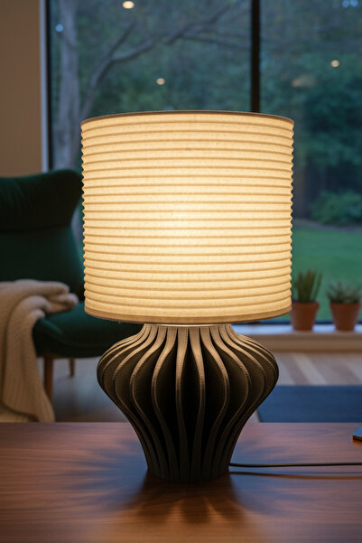 MCY DEKOR Modern ve Dekoratif Abajur | Ev ve Ofis İçin Sıcak Işık | Şık Masa ...