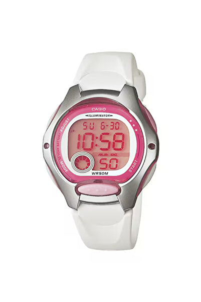 Casio Women's Digital Pink Dial Watch - LW-200-7AVDF
