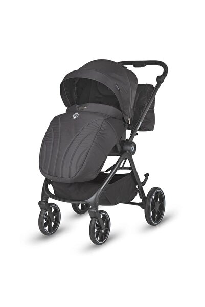 Coccolle Modular 3in1 stroller Serry Jet black with iSize Knox Black car seat