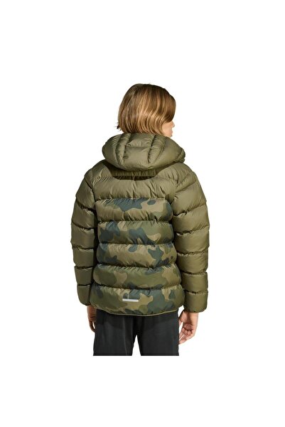 adidas Çocuk Yeşil Mont J SD AOP JKT JL7398