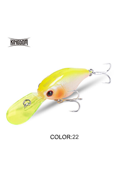 Kingdom 5 جرام 50 مم 5316-22 Crazy Crankbaits طُعم صيد بطيء الغرق Mini Minnow...