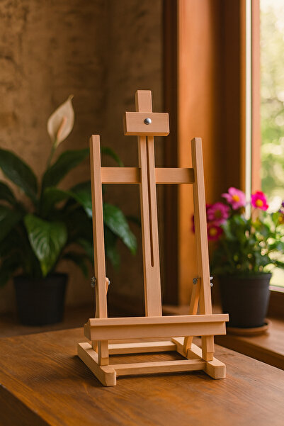 O&S Oyun ve Sanat Eğlen-Üret Masaüstü Şövale, Resim Ressam Sehpası Şövalyesi. 78 cm