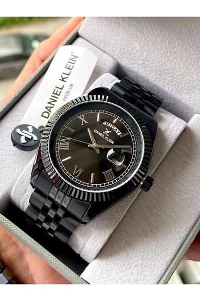 Daniel Klein Yeni Sezon Erkek Kol Saati Çelik Kordonlu Takvimli Şık Tasarım