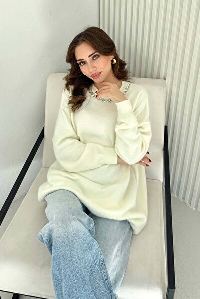 Melike Tatar Πλεκτό πουλόβερ με πέτρες 70-2468