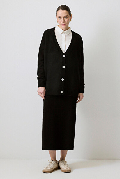 Touché Privé Cardigan Skirt Knitwear Set