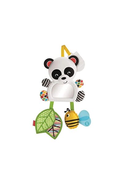 FISHER PRICE Panda rattle toy with mirror