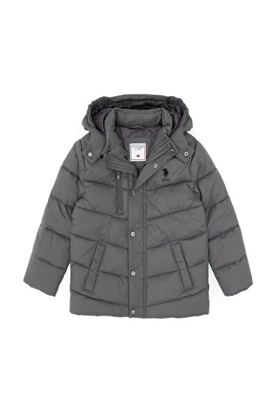 U.S. Polo Assn. Erkek Çocuk Gri Mont 50312119-VR024