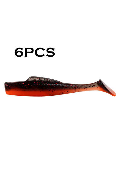 Choice 6 JOHNCOO 6pcsTPR Soft Bait 80mm 4.8g Soft Paddle Tail Swimbait Fishin...
