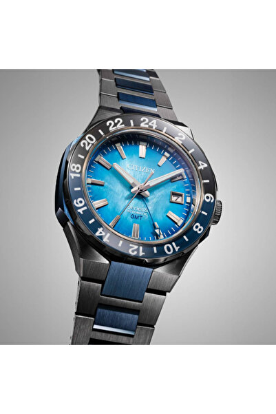 Citizen Series 8 GMT Men's Analog Blue Dial Watch - NB6036-52N