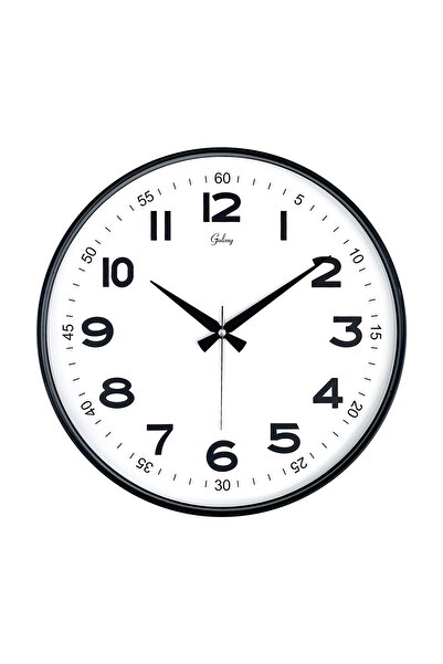 EMORES 42 cm Real Glass Silent Mechanism Wall Clock