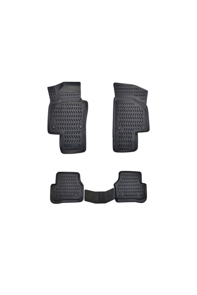 Lumi LUXURY Covoare cauciuc tavita compatibile Volkswagen Tiguan I 2008-2015