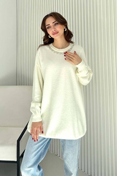 Melike Tatar Πλεκτό πουλόβερ με πέτρες 70-2468