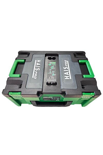 Hais HaisPro Akülü Set - 3'lü Profesyonel Akülü Set + 2X4 Ah Çift Akü - RB-01