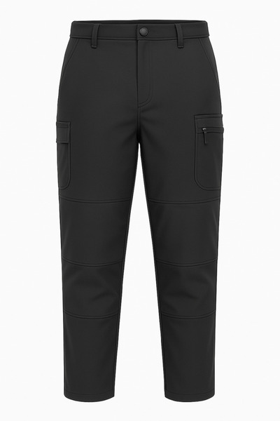 Clothbe Erkek Kışlık Softshell Outdoor Pantolon – Kalın Kumaşlı, Su ve Rüzgar Geçirmez Termal Trekking Model