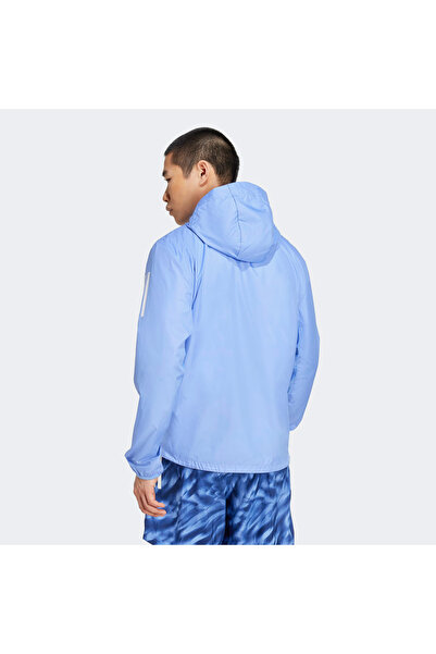 adidas Own the Run Men's Blue Running Windbreaker