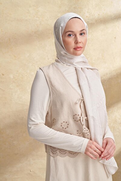 ARMANDA Jose Jakar Chain Desen Şal - Taş