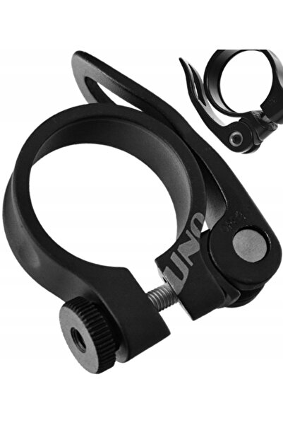 Other Clemă tijă de șa UNO QR 31,8 mm negru mat