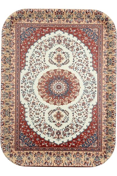 B&D B&D Persian Design Melamine Serving Tray 45x35 cm - Red