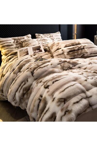 Casa New Concept Lenjerie de pat 4 piese Cocolino Blană de Iepure