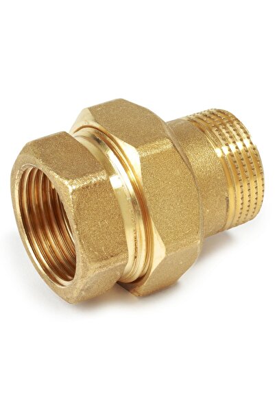 GIACOMINI Racord olandez drept R18SPY007, alamă, filet interior-exterior de 1...