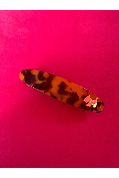 Milena Designer Store Milena Dog Figured Bone Leopard Clip Buckle