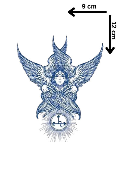 Barly 30 Gün / 1 Ay Kalıcı Karışık Figürlü 12 Saat Sonra Kararan Geçici Dövme Tattoo