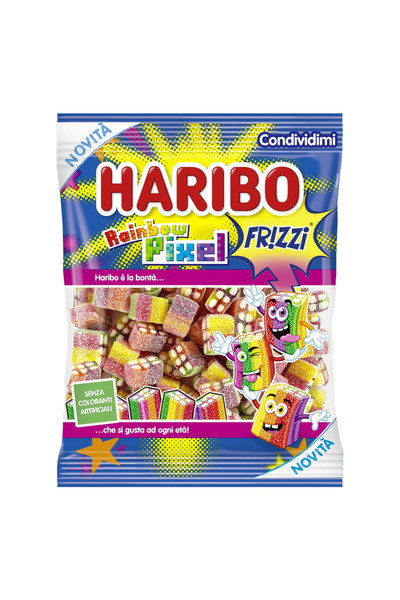 Haribo Rainbow Pixel Frizzi 160g