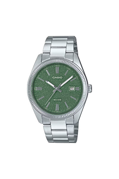 Casio Men's Analog Green Dial Watch - MTP-1302DA-3AVDF