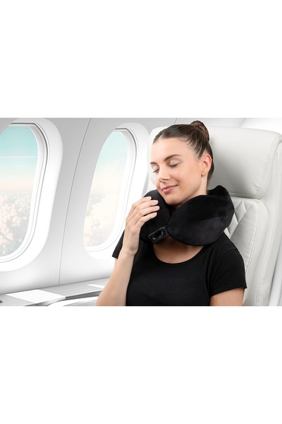 ELİSRA Ortopedik BoyunYastığı Visco Boyun Destekli Seyahat Yastığı Hipoalerji...