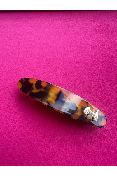 Milena Designer Store Milena Dog Figured Bone Leopard Clip Buckle