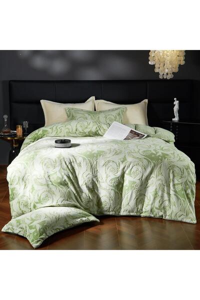 Casa New Concept Lenjerie de pat 4 piese Cocolino model Flori