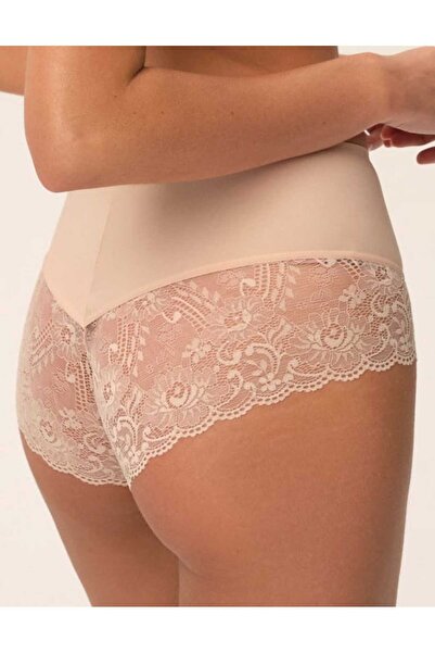 ESOTIQ Women's High Waist Briefs 2-Pack Hipster Style with Floral Lace Details Comfortable | Pansy