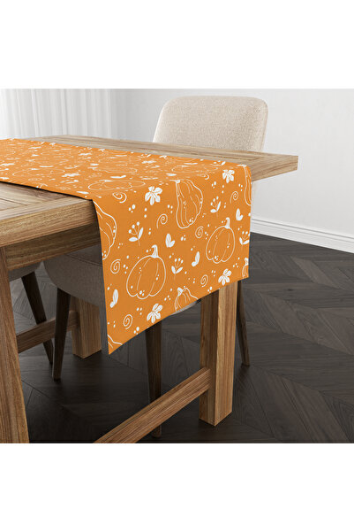 Filamente Digital Printed Runner - Leaf / Autumn / Pumpkin Patterned - 140X40 cm