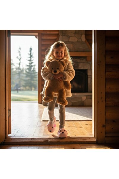 OEM Cute and warm children's slippers, waterproof, puppy shape, NUO-154.155