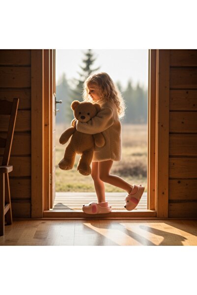 OEM Cute and warm children's slippers, waterproof, puppy shape, NUO-154.155