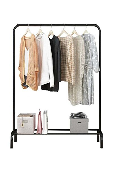 CamelMall Multifunctional Clothing Hanger Black 154x105x43cm