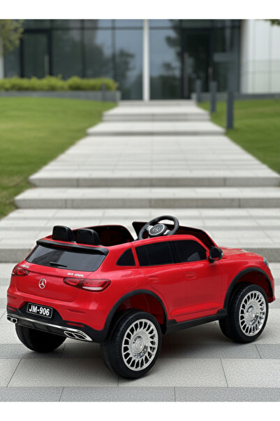 niyazi Large electric children's car with charging - Mercedes Jeep - 4-wheel drive, 4 motors, with remote control, vibrator, and LED lights